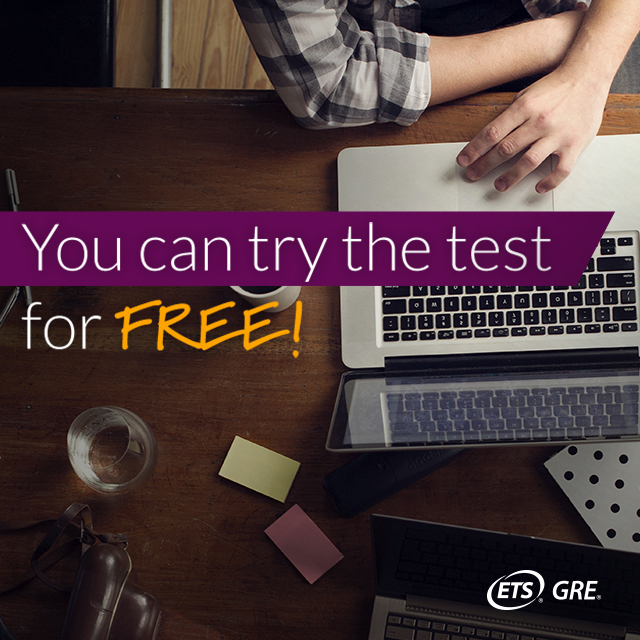 一张书桌照片，照片上的文字为：你可以免费体验考试! 该链接在新窗口打开